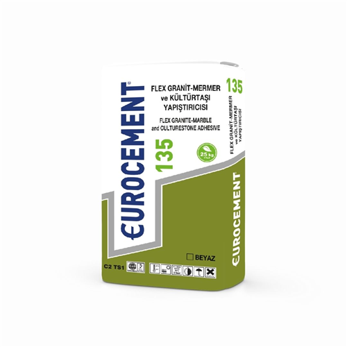 EUROCEMENT 135 GRANİT YAPIŞTIRICI GRİ 25KG